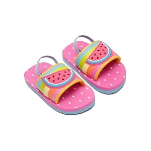 onyc premium watermelon artistic slider for kids comfortable sliders for girls pink