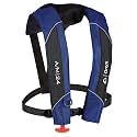 Onyx A/M-24 Automatic/Manual Inflatable Life Jacket, U.S. Coast Guard Approved, Low Profile, Compact Design, Manual Convertible Inflation Option
