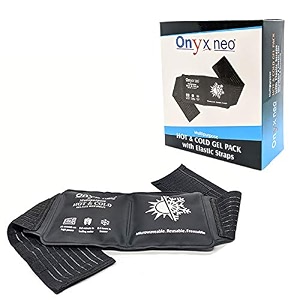 onyxneo reusable hot and cold gel pack with straps small 120mm230mm