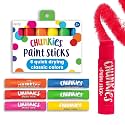 Ooly Chunkies Easy Grip Tempera Paint Sticks for Kids, Set of 6 - Classic