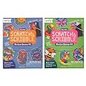 OOLY Scratch &amp; Scribble Window Banner Kit - Garden &amp; Ocean