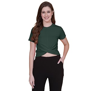 oomph women39s relaxed fit polyester crop tops mt593