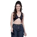 OOMPH! Crop Tops for Women, Yellow - mt577