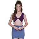 OOMPH! Crop Tops for Women, Yellow - mt577
