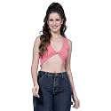 OOMPH! Crop Tops for Women, Yellow - mt577