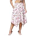 OOMPH Long Skirts for Women with Handkerchief