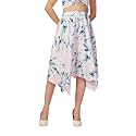 OOMPH Long Skirts for Women with Handkerchief
