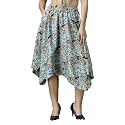 OOMPH Long Skirts for Women with Handkerchief