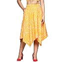 OOMPH Long Skirts for Women with Handkerchief