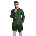OOMPH Men39s Ethnic Traditional Asymmetric Kurta Polycotton