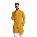 OOMPH Men39s Ethnic Traditional Asymmetric Kurta Polycotton