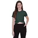 OOMPH! Women's Relaxed Fit Polyester Crop Tops mt593