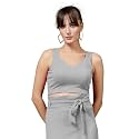 OOMPH Stretchable Sleeveless Crop Top