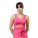 OOMPH Stretchable Sleeveless Crop Top