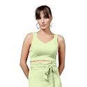 OOMPH Stretchable Sleeveless Crop Top