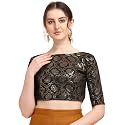 OOMPH Women39s Art Silk Floral Half Sleeve