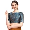 OOMPH Women39s Art Silk Floral Half Sleeve