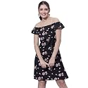 OOMPH Women39s Crepe A-Line Mini Dress