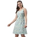 OOMPH Women39s Crepe A-Line Mini Dress