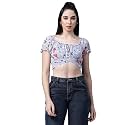 OOMPH Women39s Floral Relaxed Fit Top