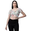 OOMPH Women39s Floral Relaxed Fit Top
