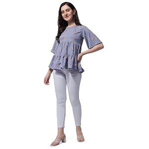 OOMPH Womens Polyester Regular Fit Shirt
