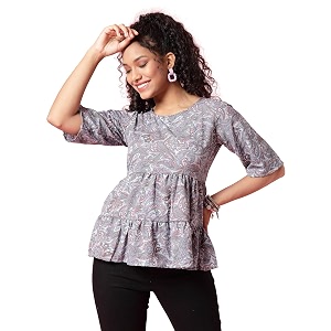 OOMPH Womens Polyester Regular Fit Shirt
