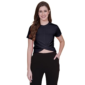 oomph women39s relaxed fit polyester crop tops mt593