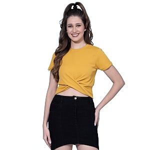 oomph women39s relaxed fit polyester crop tops mt593