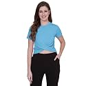 OOMPH! Women's Relaxed Fit Polyester Crop Tops mt593