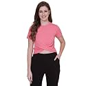 OOMPH! Women's Relaxed Fit Polyester Crop Tops mt593