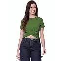 OOMPH! Women's Relaxed Fit Polyester Crop Tops mt593