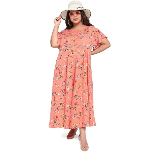 OOMPH Womens Western Fusion wear Crepe