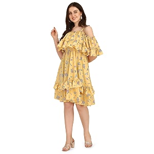 OOMPH Women Above Knee Casual Dress