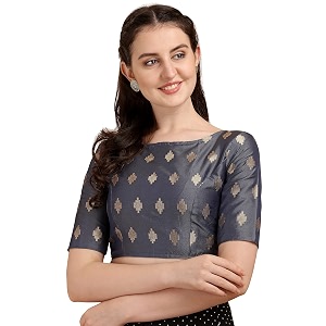 oomph women 100 art silk half sleeve blouse
