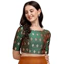 OOMPH! Women 100% Art Silk Half Sleeve Blouse