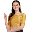 OOMPH! Women 100% Art Silk Half Sleeve Blouse