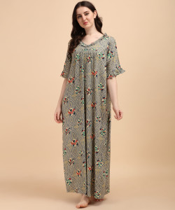 oomph women nighty grey
