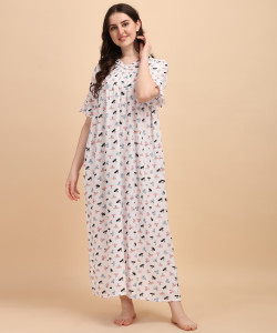 oomph women nighty pink