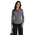 OOMPH Womens Cotton Solid Formal Shirt 