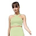 OOMPH Women Stretchable Relaxed Fit Crop Top