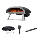 Ooni Koda 16 Outdoor Propane Gas Pizza Oven Bundle - Includes Pizza Oven Cover, Oven Brush and Infrared Thermometer