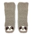 ooohyeah Womens Non Slip Fuzzy 3D Animal Slipper Socks, Funny Warm Cozy Fluffy Cute Indoor Slippers with Grippers