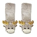 ooohyeah Women’s Fuzzy Animal Warm Slipper Socks, Cute Funny Cozy Non-Slip House Socks for Women, Size 5-10