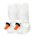 ooohyeah Women's Fuzzy Animal Warm Slipper Socks, Cute Funny Cozy Non-Slip House Socks for Women, Size 5-10
