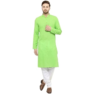 OORA Mens Cotton Kurta Pajama Set