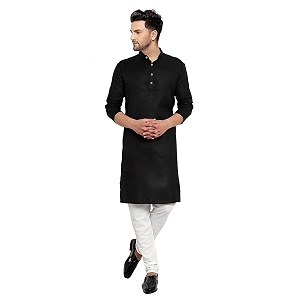 OORA Mens Cotton Kurta Pajama Set