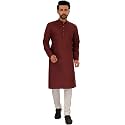 OORA Men39s Cotton Kurta amp Pajama Set