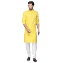 OORA Men39s Cotton Kurta amp Pajama Set
