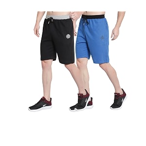 OORA Mens Plus Sizes Cotton Shorts M